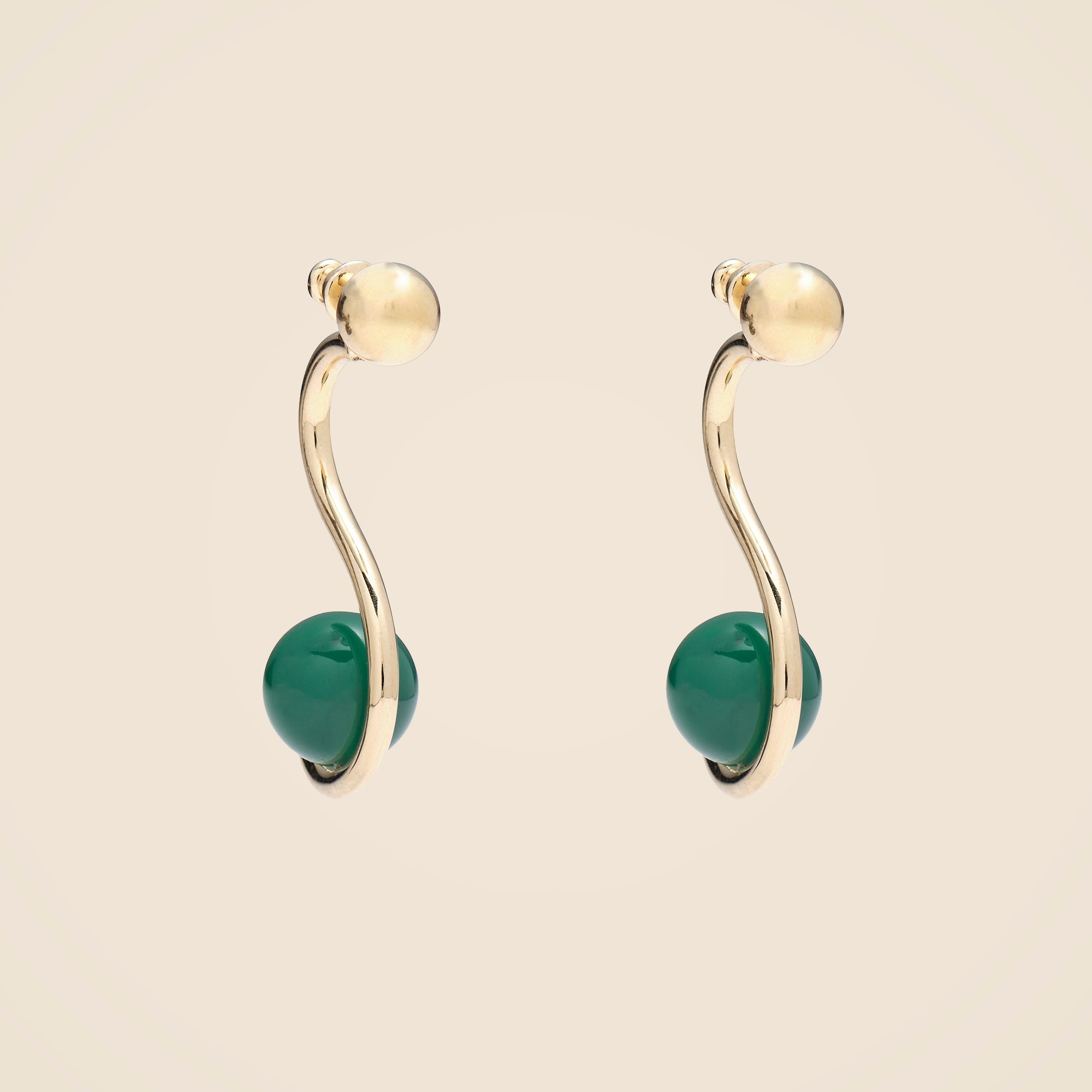 Ivy earrings by Lady Grey, designed with an ear-jacket style - 4