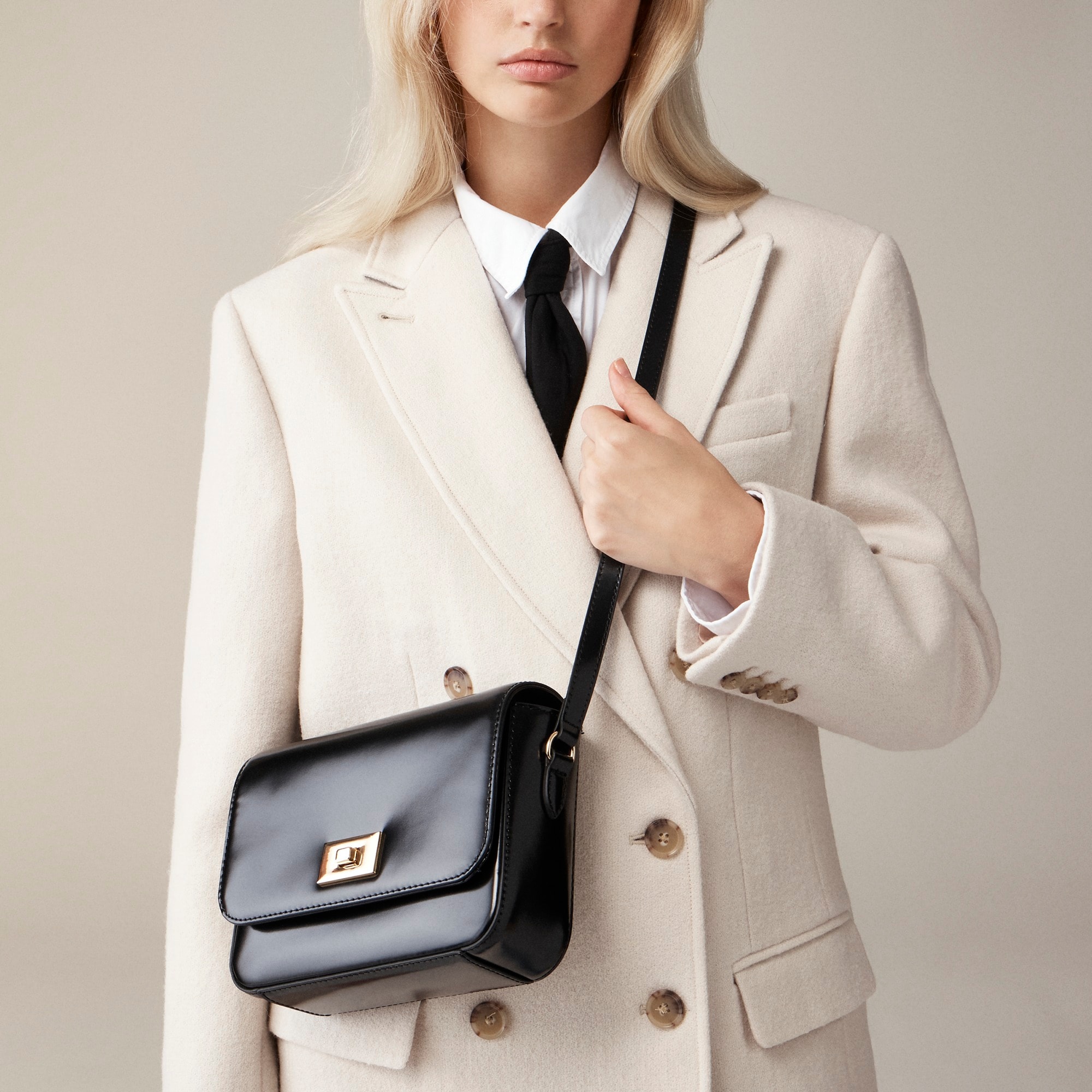 Edie crossbody bag in Italian leather - 1