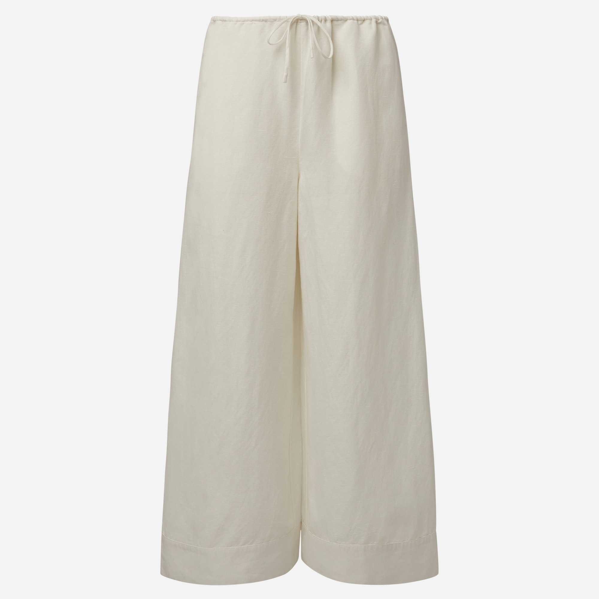 Onia air linen-blend wide-leg drawstring pant - 1