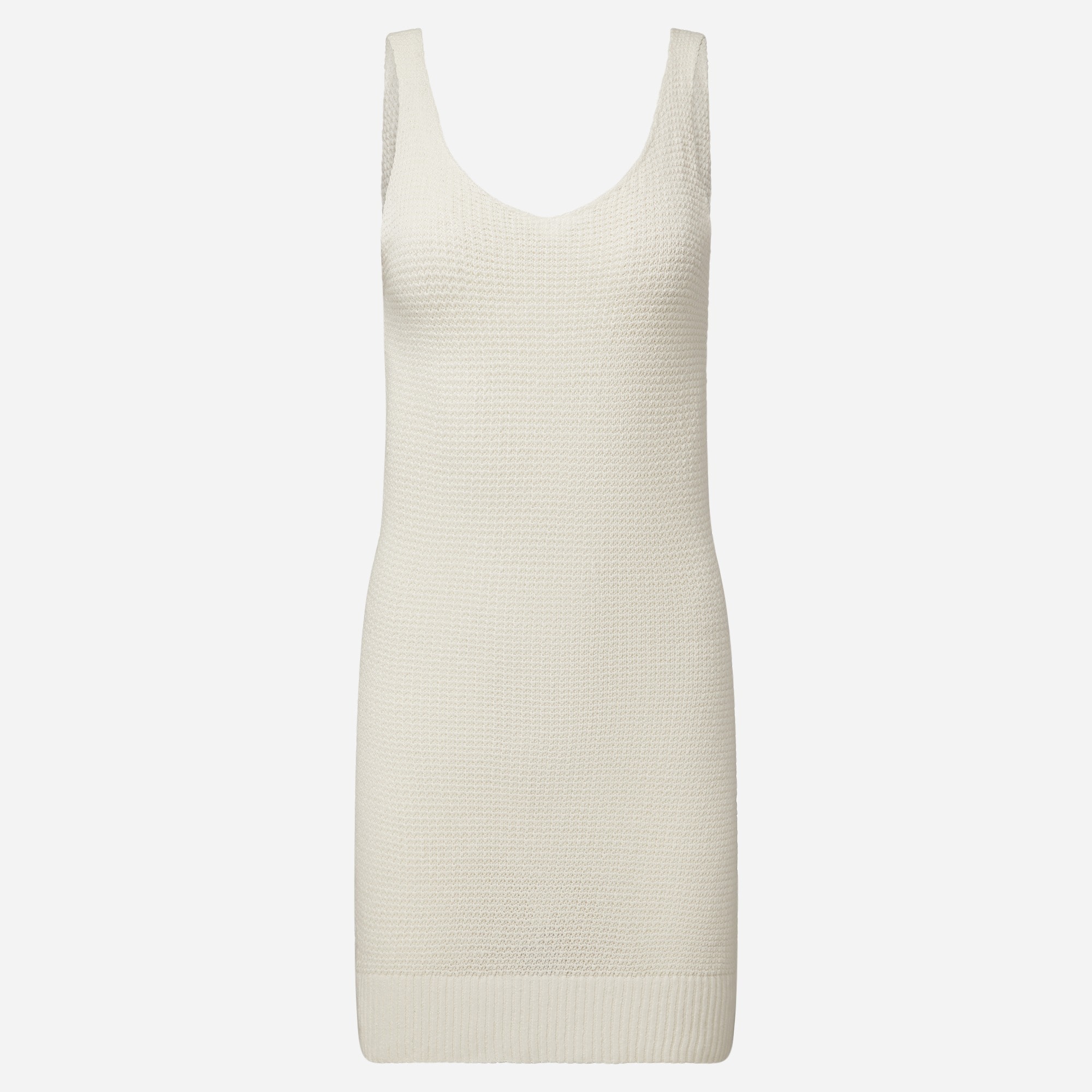 Onia linen knit V-neck mini dress - 1